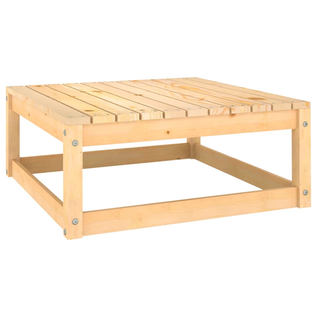14-tlg. Garten-Lounge-Set mit Kissen Kiefer Massivholz